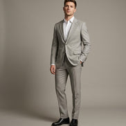 The Silver | Twill | Super 130's | Woolmark Certified | Luxury Gift Boxed