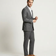 The Pewter | Twill | Super 120's | Woolmark Certified | Luxury Gift Boxed