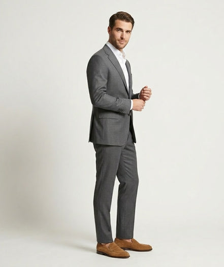 The Pewter | Twill | Super 120's | Woolmark Certified | Luxury Gift Boxed