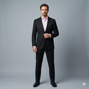 The Navy Blue | Twill | Super 130's | Woolmark Certified | Luxury Gift Boxed