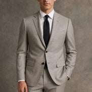 The Slate Navigator | TORINO Superfine 120's Merino Wool-Lycra Suiting