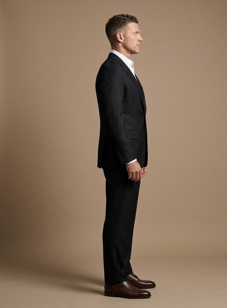 The Onyx | Plain Weave | Super 110's | Woolmark Certified | Luxury Gift Boxed