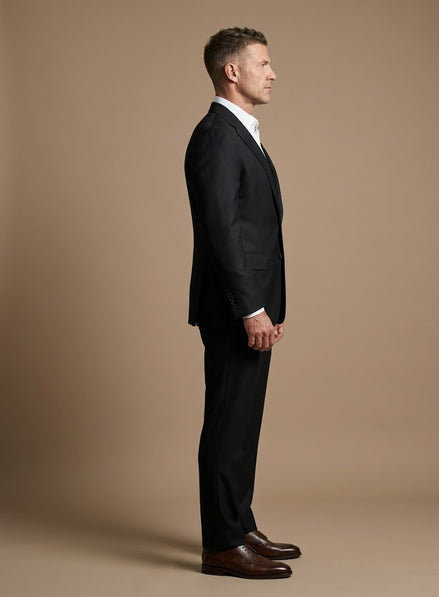 The Onyx | Plain Weave | Super 110's | Woolmark Certified | Luxury Gift Boxed