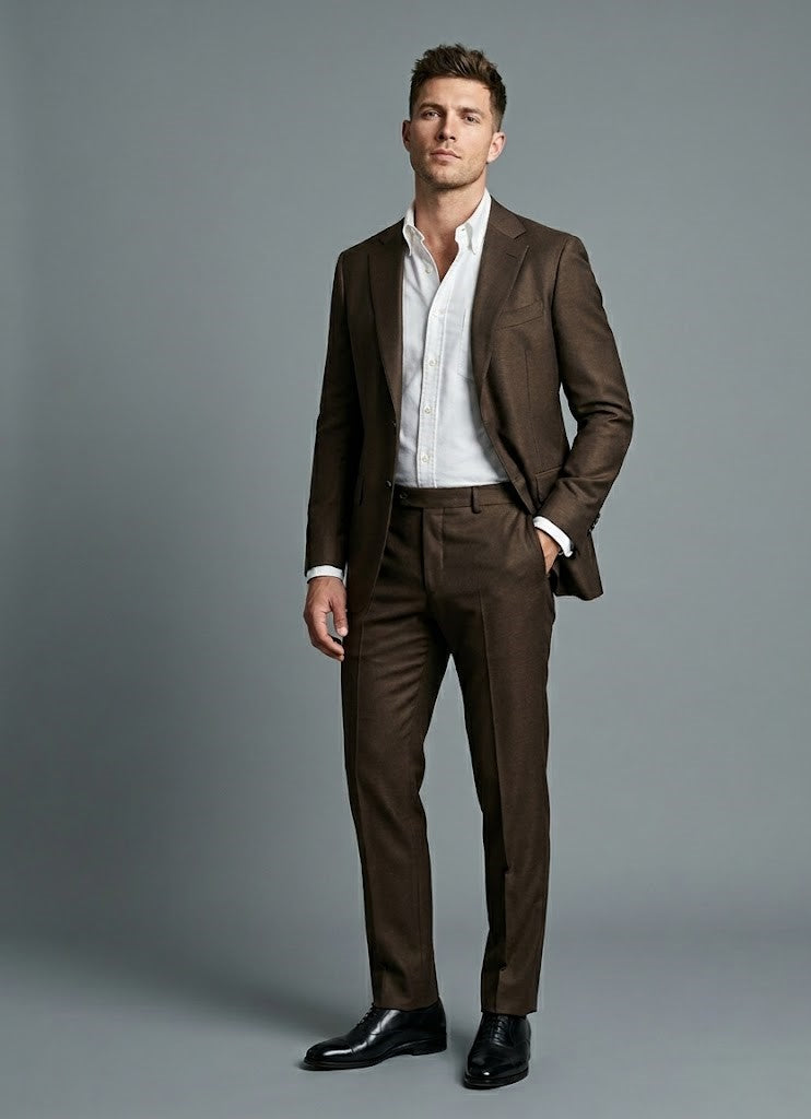 The Classic | Solid Twill | Super 120's | Woolmark Certified | Luxury Gift Boxed