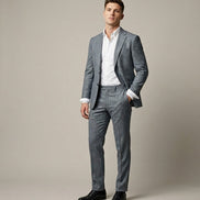 The Ash | Solid Twill | Super 120's | Woolmark Certified | Luxury Gift Boxed