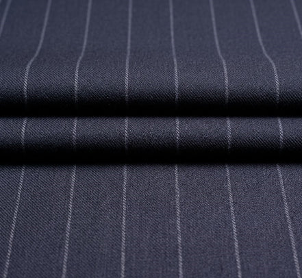 The Maritime | Chalk Stripe | Super 120's | Woolmark Certified | Luxury Gift Boxed