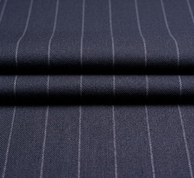 The Maritime | Chalk Stripe | Super 120's | Woolmark Certified | Luxury Gift Boxed