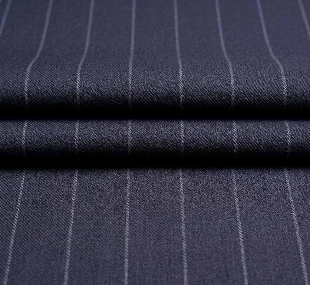 The Maritime | Chalk Stripe | Super 120's | Woolmark Certified | Luxury Gift Boxed