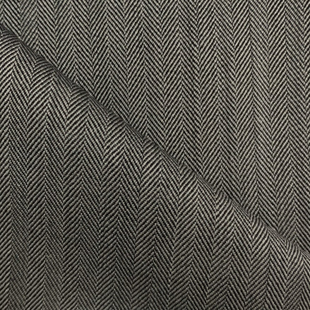 The Graphite Grey Herringbone | TORINO Super 130’s Superfine Wool Rich Suiting