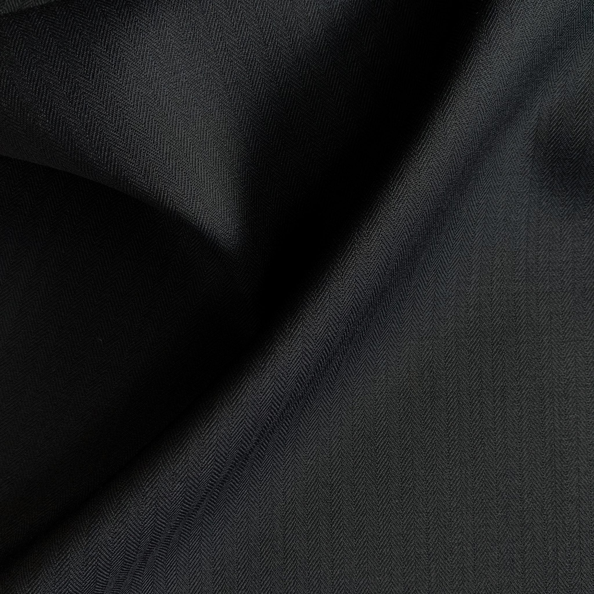 The Navy Blue | Herringbone | Super 130's | Woolmark Certified | Luxury Gift Boxed