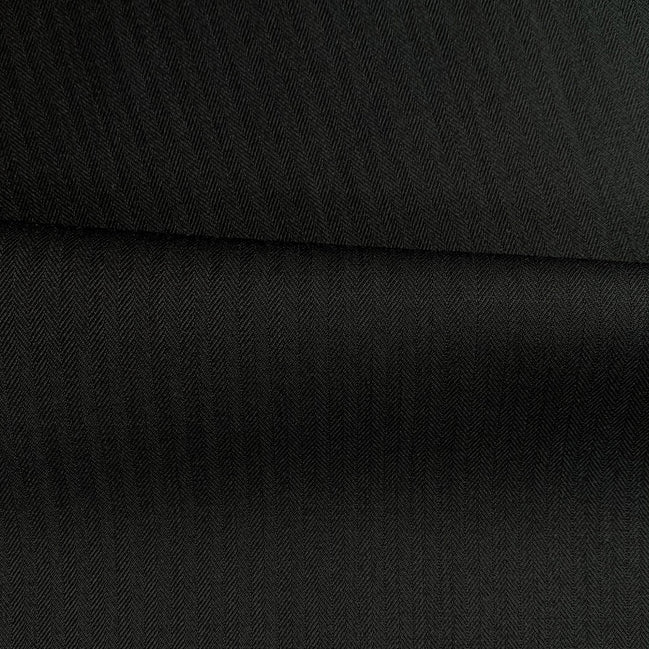 The Navy Blue | Herringbone | Super 130's | Woolmark Certified | Luxury Gift Boxed