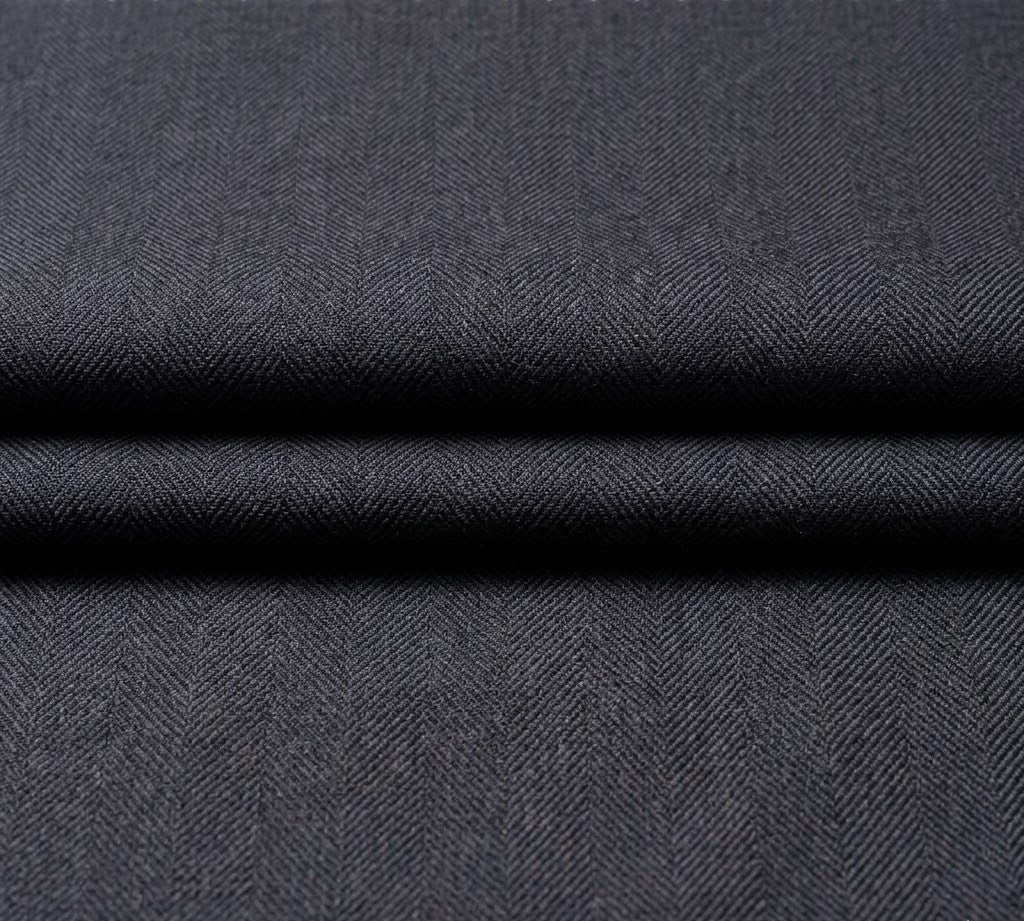 The Navy | Plain Textured | Super 110's | Woolmark Certified | Luxury Gift Boxed