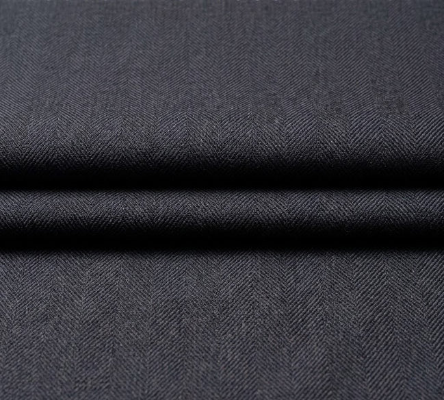 The Navy | Plain Textured | Super 110's | Woolmark Certified | Luxury Gift Boxed