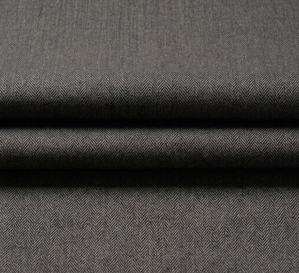 The Pewter | Houndstooth | Super 120's | Woolmark Certified | Luxury Gift Boxed