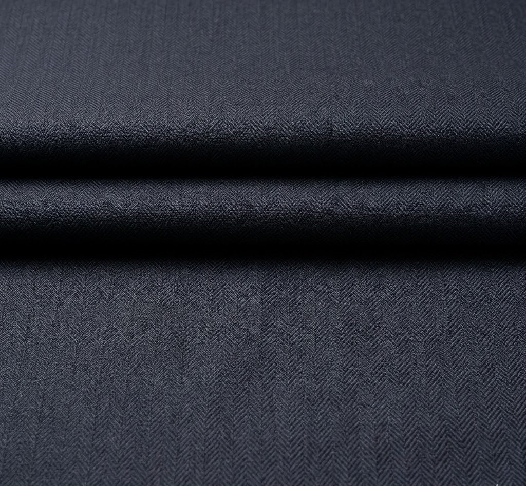 The Navy | Houndstooth | Super 120's | Woolmark Certified | Luxury Gift Boxed