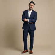 The Cascade | Windowpane | Super 120's | Woolmark Certified | Luxury Gift Boxed