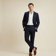 The Regent | Windowpane | Super 120's | Woolmark Certified | Luxury Gift Boxed