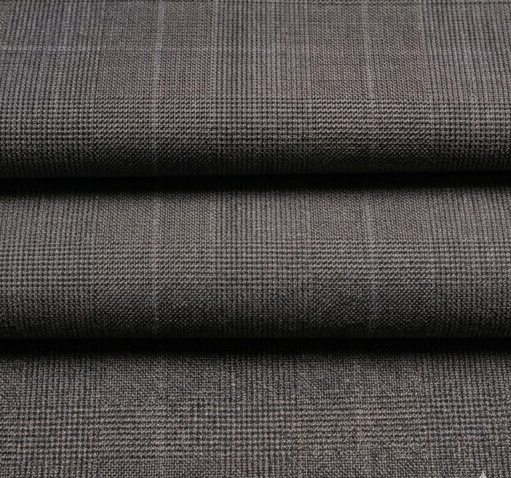 The Diplomat | Glen Check | Super 120's | Woolmark Certified | Luxury Gift Boxed