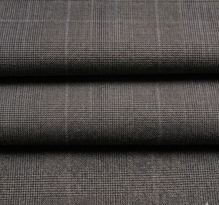 The Diplomat | Glen Check | Super 120's | Woolmark Certified | Luxury Gift Boxed