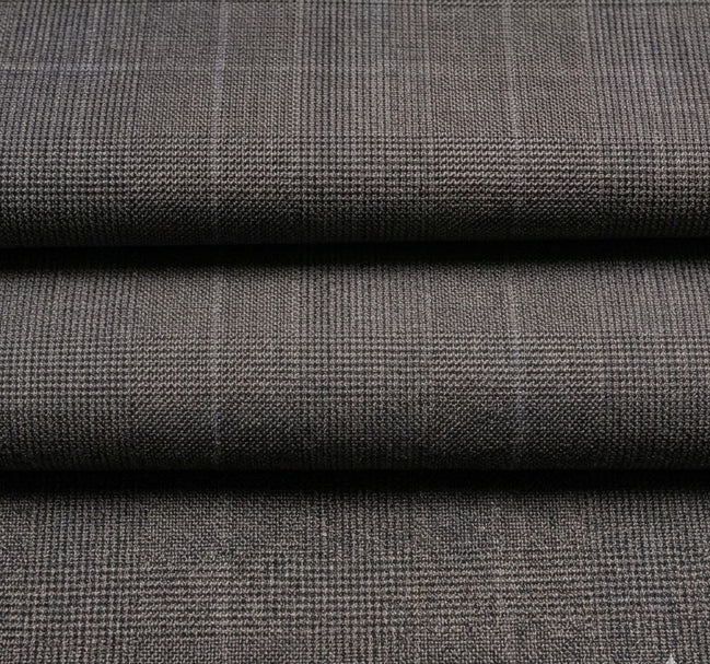 The Diplomat | Glen Check | Super 120's | Woolmark Certified | Luxury Gift Boxed