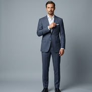 The Cascade | Glen Check | Super 120's | Woolmark Certified | Luxury Gift Boxed