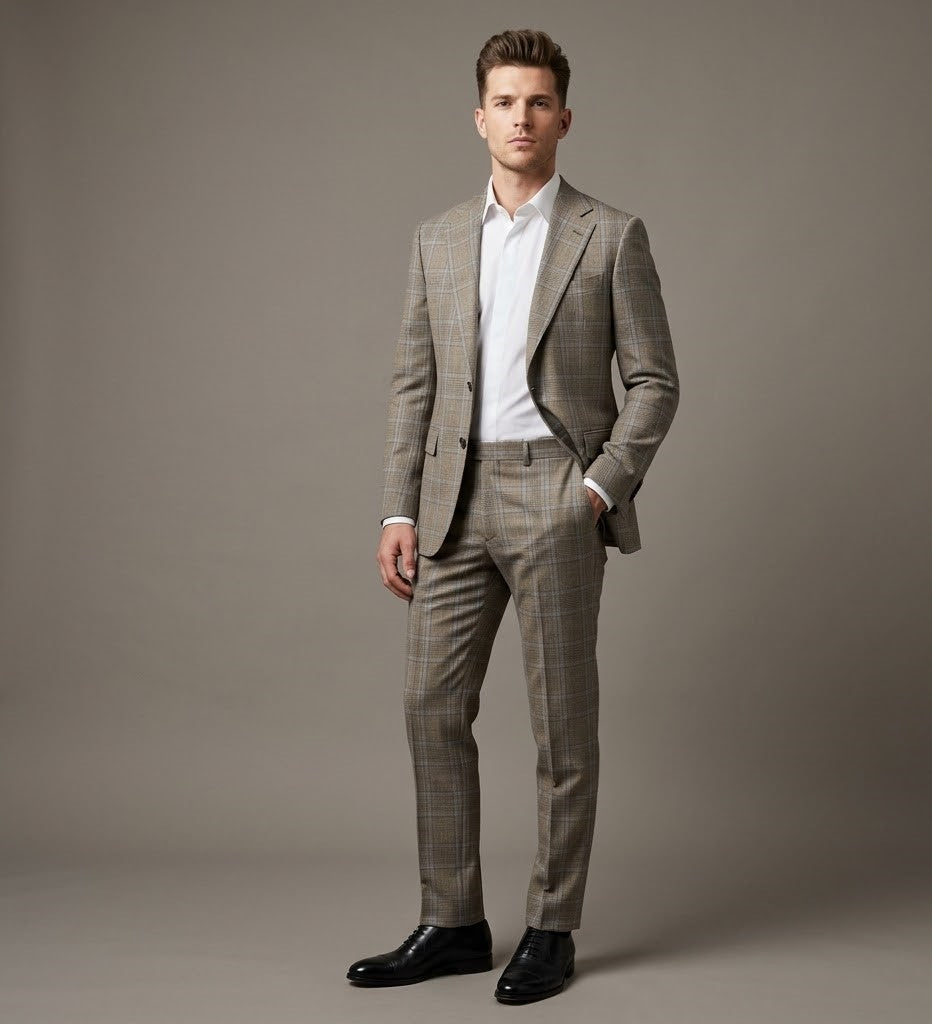 The Mosaic | Multi-Check | Super 120's | Woolmark Certified | Luxury Gift Boxed