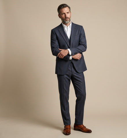 The Earth & Sea | Multi-Check | Super 120's | Woolmark Certified | Luxury Gift Boxed