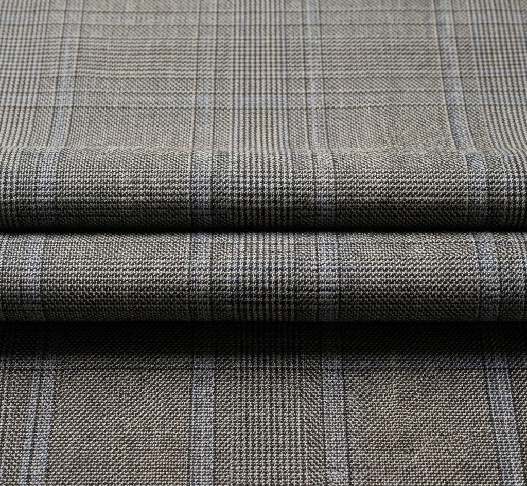 The Terra | Multi-Check | Super 120's | Woolmark Certified | Luxury Gift Boxed