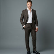 The Sienna | Plain Textured | Super 110's | Woolmark Certified | Luxury Gift Boxed