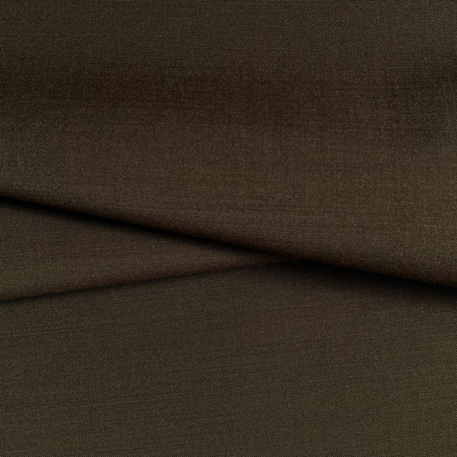 The Dark Brown| TORINO Superfine 120's Merino Wool-Lycra Suiting