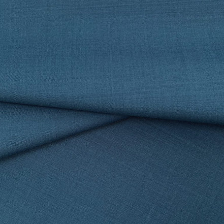 The Dark Blue Modernist | TORINO Superfine 120's Merino Wool-Lycra Suiting