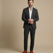 The Onyx | Serge | Super 120's | Woolmark Certified | Luxury Gift Boxed