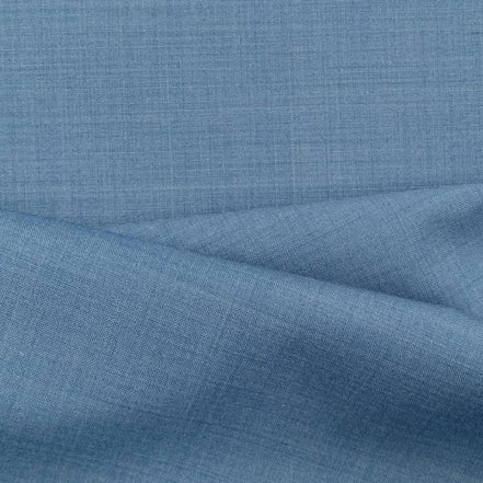 The Blue Executive Twill | TORINO Superfine 120's Merino Wool-Lycra Suiting