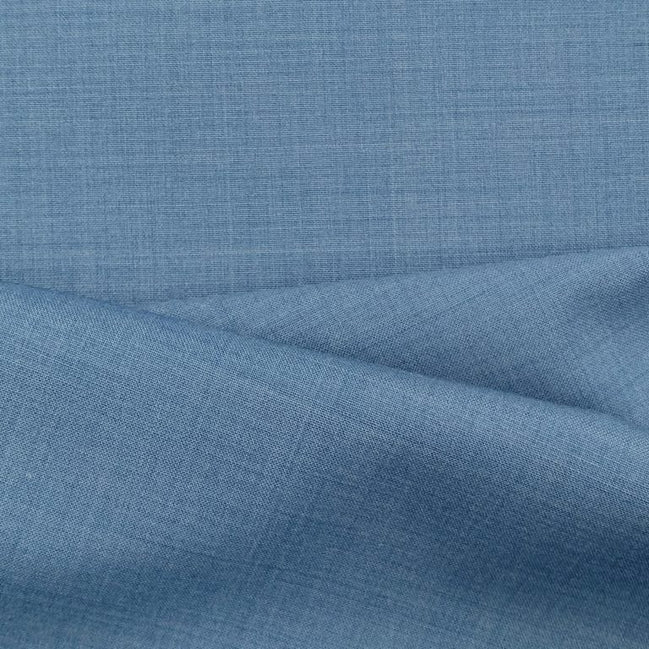 The Blue Executive Twill | TORINO Superfine 120's Merino Wool-Lycra Suiting