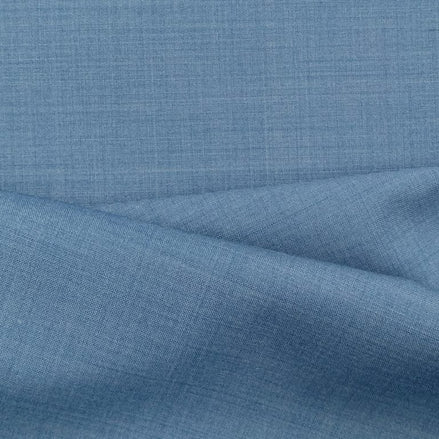 The Blue Executive Twill | TORINO Superfine 120's Merino Wool-Lycra Suiting
