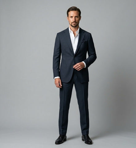 The Azure | Serge | Super 120's | Woolmark Certified | Luxury Gift Boxed