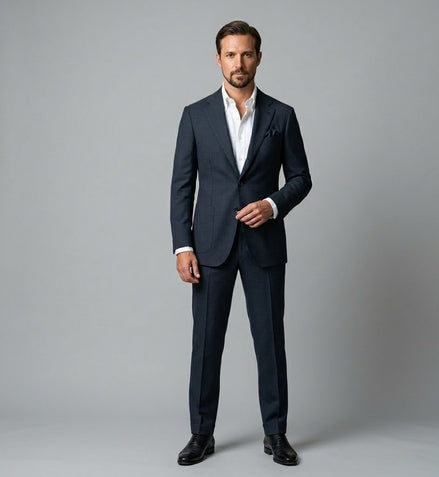The Azure | Serge | Super 120's | Woolmark Certified | Luxury Gift Boxed