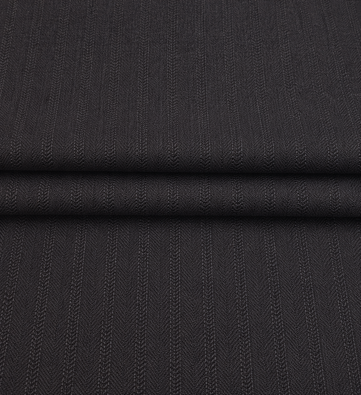 The Chevron Navy | Herringbone Stripe | Super 110's | Woolmark Certified | Luxury Gift Boxed