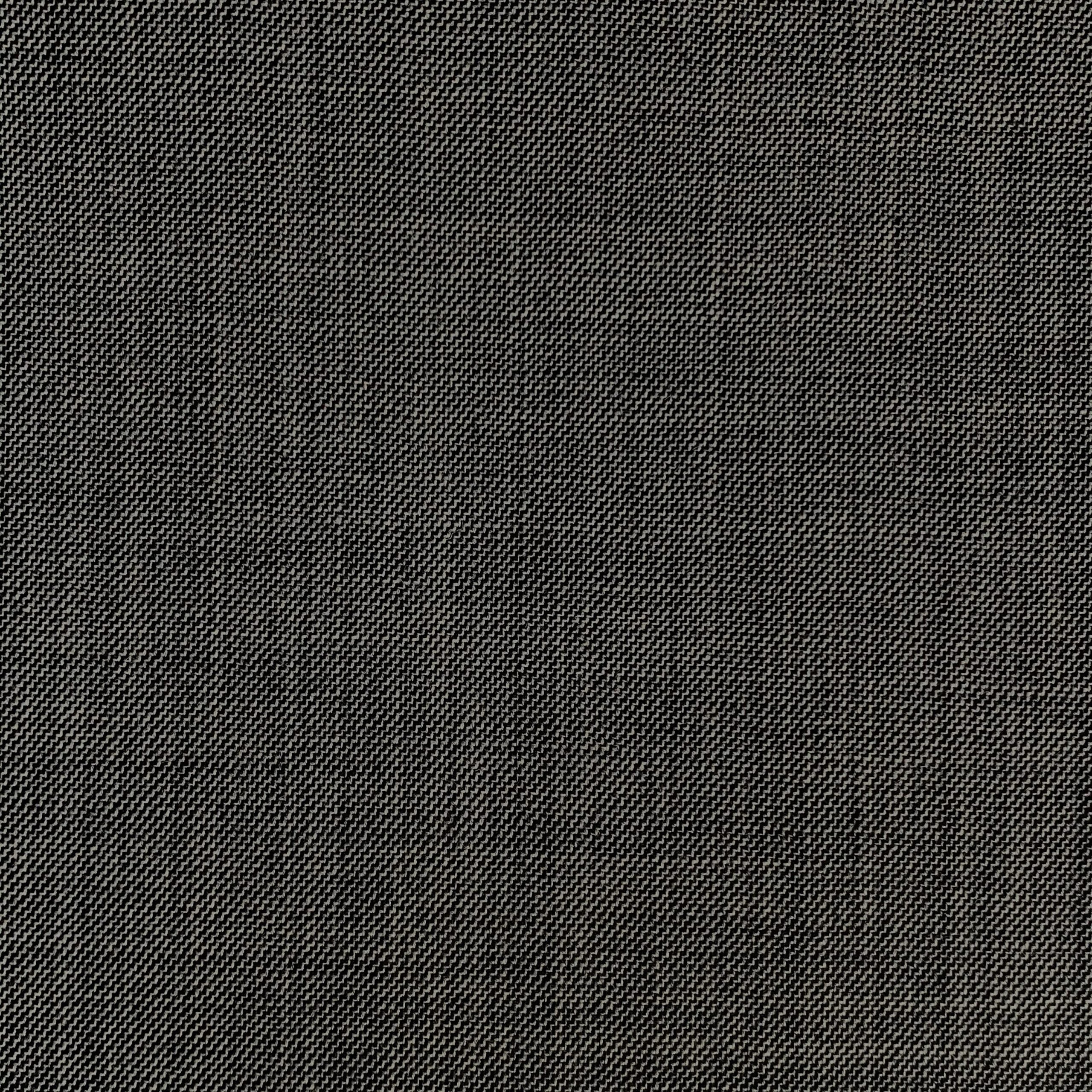 The Argento Grey | Sharkskin Twill | Superfine 120's Pure Merino Fabric