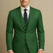 The Sage Heritage | Foundation Olive Twill | Superfine 120's Pure Merino Fabric