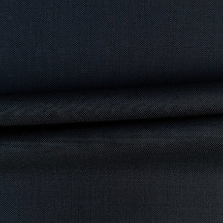 The Night | Navy Sharkskin | Superfine 120's Pure Merino