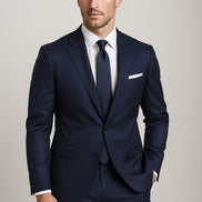 The Slate Birdseye | Precision Micro-Knit | Superfine 120's Wool Blend Suiting