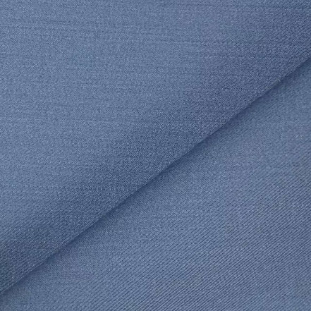 The Steel Blue | Solid Twill | Super 110's | Woolmark Certified | Luxury Gift Boxed