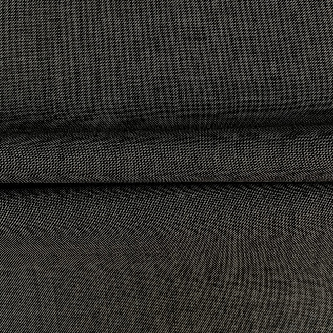The Argento Grey | Sharkskin Twill | Superfine 120's Pure Merino Fabric