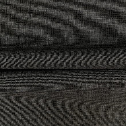 The Argento Grey | Sharkskin Twill | Superfine 120's Pure Merino Fabric
