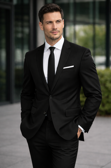 The Graphite Executive Twill | TORINO Super 120’s Pure Merino Wool Suiting Fabric