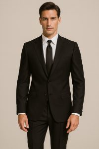 The Black Navigator | TORINO Superfine 120's Merino Wool-Lycra Suiting