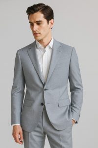 The Ash Executive | TORINO Superfine 120's Merino Wool-Lycra Suiting