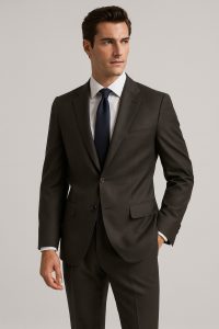 The Brown | TORINO Superfine 120's Merino Wool-Lycra Suiting