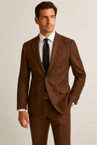The Bordeaux | Solid Twill | Super 110's | Woolmark Certified | Luxury Gift Boxed